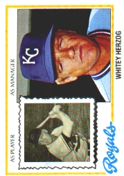 1978 Topps Baseball Cards      299     Whitey Herzog MG